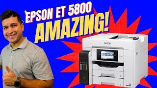 Epson ET 5800 - Unboxing, Setup & Review (Amazing Features!)