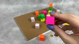 2 Minute Easy Origami Cube Tutorial | Paper Cube Craft to Make Minecraft Blocks or Lego Bricks