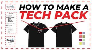 How to Make a Tech Pack!!