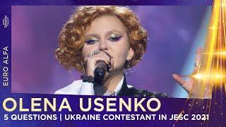 OLENA USENKO AT 5 QUESTIONS JESC 2021 | EURO ALFA