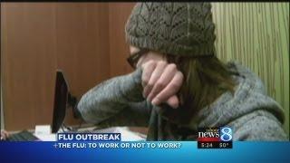 Do you work or stay home with the flu?