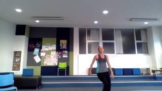 Dance Aerobics Uptown Funk from front