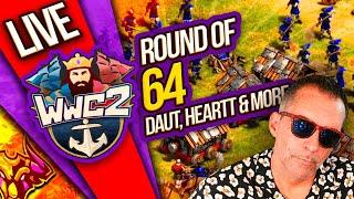 DauT vs Miguel Wandering Warriors Cup 2 Round of 64  Ganji,Hearttt & more #ageofempires2 (21-11-24)