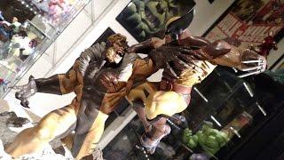 Wolverine vs. Sabretooth Polystone Diorama by Sideshow Collectibles