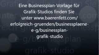 Businessplan Grafik-Studio - Selbständig als Grafik-Designer, Grafik-Designer werden