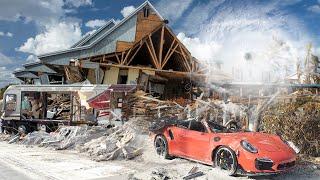 Hurricane Damage in Florida - First Look at House on the Beach