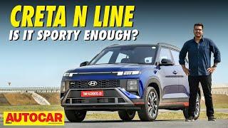 Hyundai Creta N Line review - The Creta with masala  | First Drive | @autocarindia1