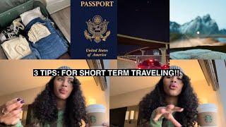 Must know short term travel tips (FOR A WEEKEND GETAWAY) | BecomingKidest