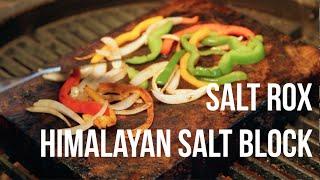 Salt Rox Himalayan Salt Block Cooking Demo on the Black Olive Pellet Grill