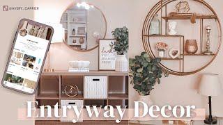 MY ENTRYWAY DECOR ON A BUDGET | Boho Farmhouse Decor ft. 8-Cube Storage