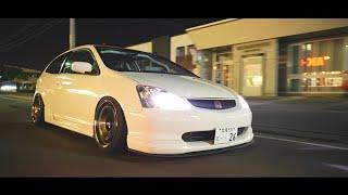 HONDA CIVIC typeR EP3 | TE37 | Abashiri Night Run | 4K