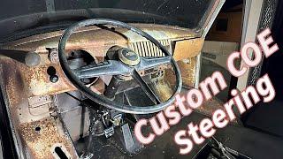 Custom COE steering build / COE motorhome frame swap