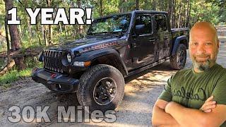 2023 Jeep Gladiator Rubicon 30k Mile 1 Year Review