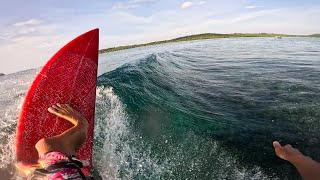 SURFING THE GLASSIEST WAVES EVER? (RAW POV MENTAWAI)