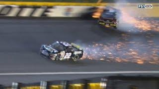 ARCA Racing Series 2018. Charlotte Motor Speedway. Jesse Iwuji Hard Crash