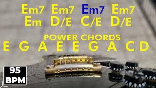 Em Guitar Backing Track | Ambient Funk | 95 BPM