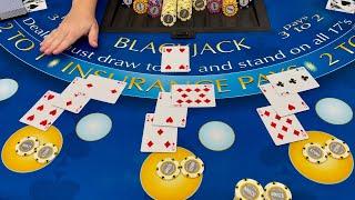 Blackjack | $750,000 Buy In | EPIC $150,000 DOUBLE DOWN BETS! MULTI-HAND HIGH STAKES CASINO SESSION!