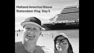 Holland America Nieuw Statendam  Vlog  (Day #5).  Is the drink package any good?