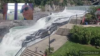 SPOKANE  - Numerica Skyride Gondola with views of Spokane Falls