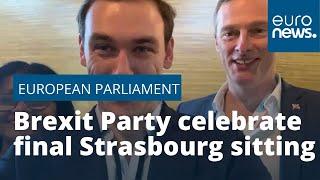 Brexit Party 'a disgrace' says UK MEP after final Strasbourg sitting