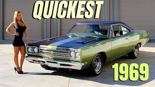 10 QUICKEST Muscle Cars of 1969 | What They Cost Then vs. Now