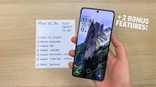 Poco X6 Pro - First Things to Do!