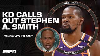 Stephen A. REFUSES to reciprocate Kevin Durant’s ‘clown’ comments  | First Take