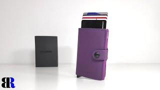 Secrid Miniwallet Unboxing | Matte Purple | Credit Card Holder | ULTIMATE AUTOMATIC WALLET