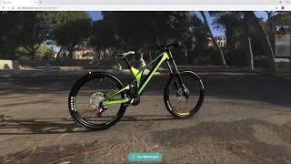 Immersive Interactive 3D UNNO Ever Down Hill Bike experience by Emersya