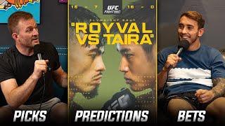 UFC Fight Night: Brandon Royval vs Tatsura Taira | Predictions and Breakdowns | Full Card