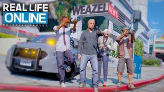 RASENDE REPORTER sorgen für NEWS!  | GTA 5 RP Real Life Online