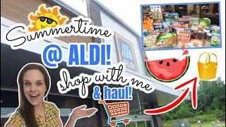 They only had 2!! | NEW Summer Items at Aldi Shop with me & Haul | Grocery Shopping