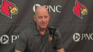 Louisville head coach Jeff Brohm press conference ahead of season opener vs Austin Peay