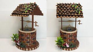 DIY - Make a Miniatüre Water Well has Never Been Easier - How to Make Awesome Decorative Water Well