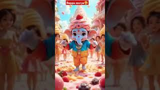 Ganpati bappa morya#magal murti#ai#ganesh#shortsfeed#bhakti# cute#love#bhakti#trendingshorts