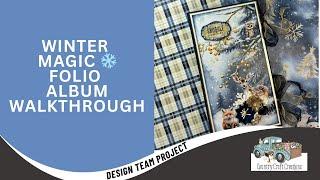 Winter Magic Folio Album Walkthrough | Country Craft Creations DTP