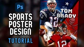 Sports Poster Design in Photoshop 2022 | Easy Tutorial