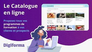 Les fonctionnalités Digiforma - Le catalogue en ligne