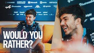 Pierre Gasly plays Would You Rather 