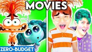 INSIDE OUT 2 WITH ZERO BUDGET! (MOVIES & TV SHOWS WITH ZERO BUDGET!)