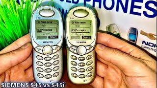 Siemens S45 vs S45i - by Old Phones World