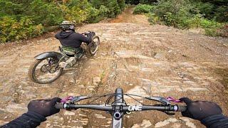 3 Wheel Mountain Biker rides insanely fast in Whistler