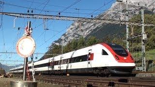 Zug um Zug - Auf der Gotthardbahn 2013, unterwegs in Wassen bis Erstfeld-Zug, trainfart, train