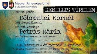 Petrás Mária és Döbrentei Kornél  a Magyar Páneurópa vendégei