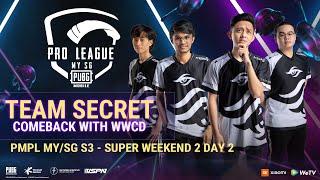 [EN] 2021 PMPL MY/SG | SW2D2 | S3 | Will Team Secret make a comeback today?