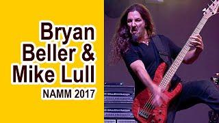 Mike Lull Custom Guitars With Bryan Beller at NAMM 2017 | MikesGigTV