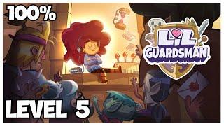 Lil' Guardsman 100% Full Gameplay Walkthrough Part 5:  Level 5 + All Achievements (No Commentary)