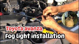 How to install fog lights toyota avanza