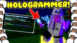 USING *NEW* 'HOLOGRAMMER' DEVICE in ERA 9 of ROBLOX SOL'S RNG!