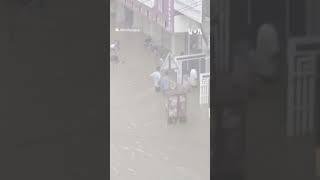 Residents Wade Through Floodwaters in India #shorts  | VOA News